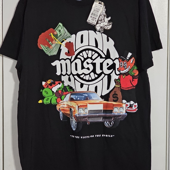 Akoo Victor Black Short Sleeves Tee Size M NWT - Picture 3 of 6